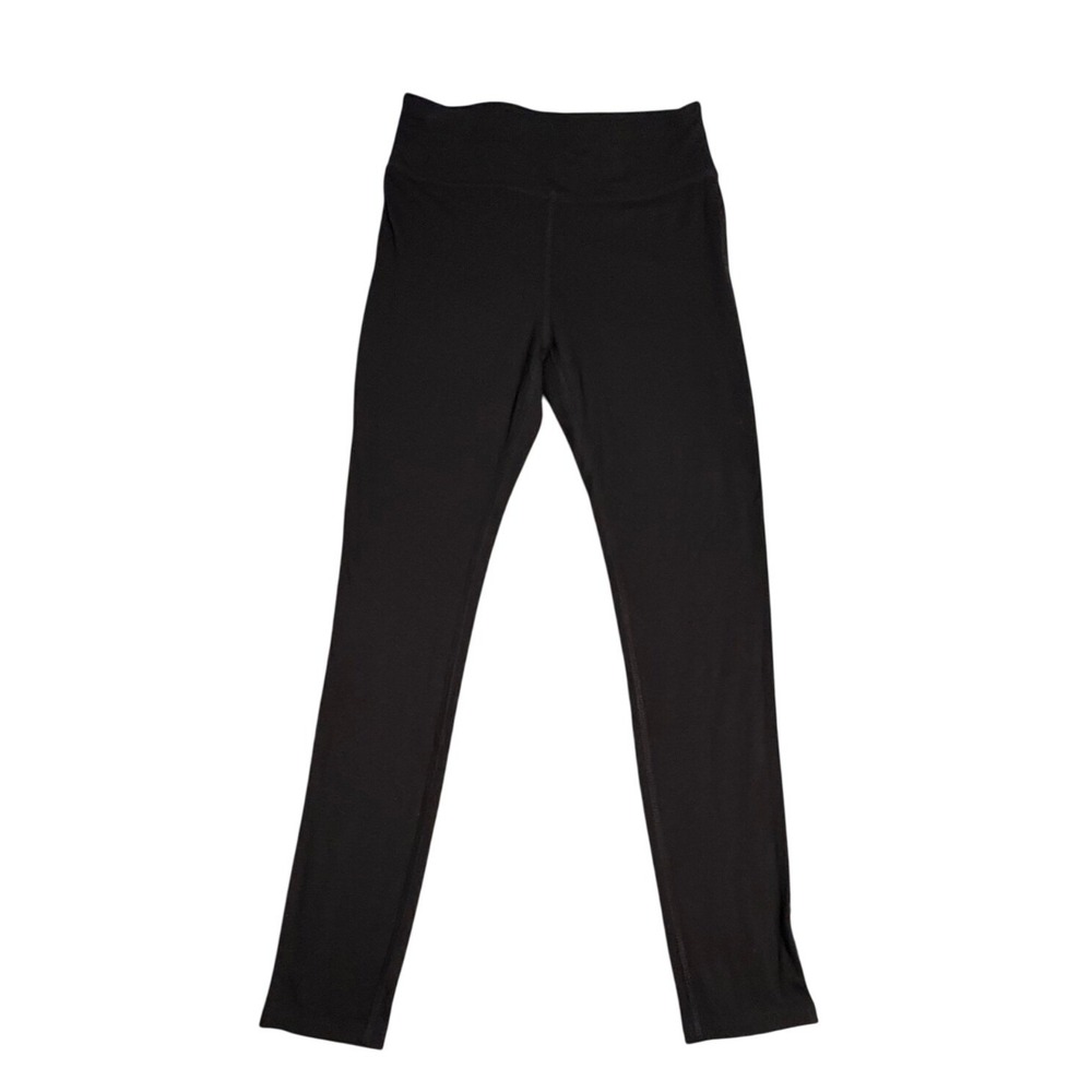 Rachel Zoe Womens Black High Waisted Viscose Spandex Leggings Size Med Cozy Soft